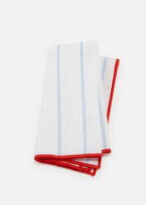 Tygservetter av ekologisk bomull (2-pack) - bl&aring; - storlek 40x40 cm - bonprix