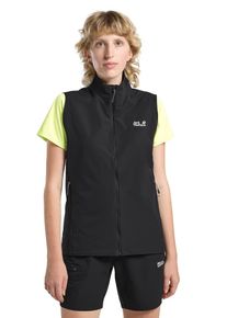Funktionsweste Jack Wolfskin "PRELIGHT STRIDE VEST W", Damen, Gr. S (36), schwarz, Obermaterial: 100% POLYESTER. Futter: 100% POLYESTER, Westen Funktionsweste