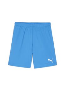 Trainingsshorts Puma "TEAMGOAL SHORTS", Herren, Gr. XL, N-Gr, blau (electric blau lemonade, Puma wei&szlig;), Interlock, Obermaterial: 100% Polyester, unifarben, regular fit kniefrei, Hosen Trainingsshorts, aus Polyester, kniefrei, mit Interlock-Material, modernes Design