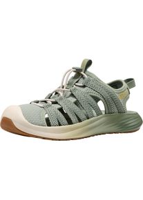 Sandale Keen "WHISPER LITE", Damen, Gr. 43, lily pad, cream gold, Textil, Schuhe Sandale, schnell trockneend, sto&szlig;d&auml;mpfend, sehr leicht