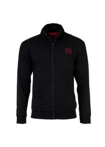 Sweatshirt Hugo "Sweatjacke Laze Zip Jacket", Herren, Gr. M, schwarz, Obermaterial: 95% Baumwolle CO. 5% Elasthan EL., Sweatshirts Sweatshirt