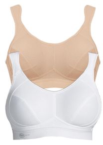 Sport-BH Anita "Sport BH extreme control", Damen, Gr. 105, Cup D, bunt (wei&szlig; desert), Stoff, Obermaterial: 76% Polyester PES. 19% Polyamid PA. 5% Elasthan EL., BHs Sport-BH