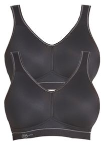 Sport-BH Anita "Sport BH light & firm", Damen, Gr. 95, Cup D, schwarz (schwarz schwarz), Stoff, Obermaterial: 80% Polyamid PA. 20% Elasthan EL., BHs Sport-BH