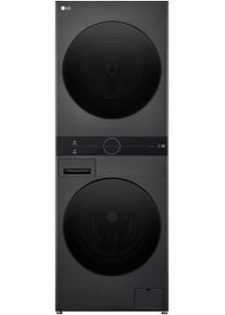LG Waschtrockner "WT1210BBF", Wasch_Trocken_Zyklus: C, schwarz, B:60cm H:85cm T:66cm, Waschtrockner, Smart Diagnosis, Waschtrockner