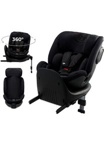 Autokindersitz Kinderkraft "XRIDER 2 i-Size", Baby, schwarz, Materialmix, Kindersitze Autokindersitz, 360 &ndash; drehbarer Kindersitz