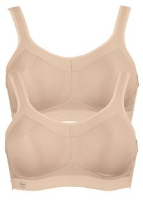 Sport-BH Anita "Sport BH momentum", Damen, Gr. 100, Cup A, beige (desert desert), Stoff, Obermaterial: 70% Polyester PES. 15% Polyamid PA. 15% Elasthan EL., BHs Sport-BH