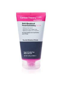 Carbon Theory Anti-Breakout Facial Exfoliating invigorating face scrub for problem skin, acne 100 ml