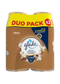 glade Automatic Sensual Sandalwood & Jasmine automatic air freshener refill DUO