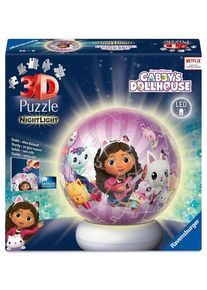 Ravensburger 3D Puzzle-Ball Nightlight Gabby's Dollhouse (72) 3D Puzzle
