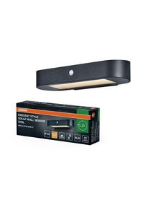 Osram ENDURA Style Solar Oval Wall 550lm 3.2W/830 60mm dark grey