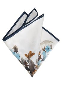 Big & Tall Sizes - Altea - Silk pocket square with floral pattern - 0