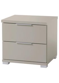 M&Ouml;BELIX M&ouml;belix , Kaschmir , Holzwerkstoff , 2 Schublade(n) Schubladen , 46x43x42 cm , Schlafzimmer, Nachtk&auml;stchen