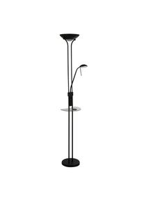 M&Ouml;BELIX M&ouml;belix , Schwarz , Metall , 29x177x25.4 cm , Beleuchtung, Innenleuchten, Stehleuchten