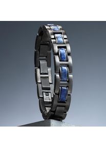 Bracelet Holzkern pour homme et femme Fortissimo (Sodalite/Gris) en bois naturel, taille ajustable