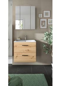 Badezimmer Ice 2-tlg. Eiche Artisan