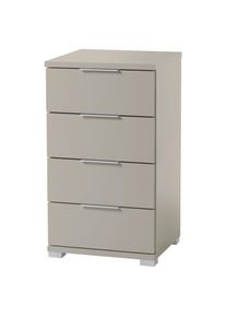 M&Ouml;BELIX M&ouml;belix , Kaschmir , Holzwerkstoff , 4 Schublade(n) Schubladen , 46x79x42 cm , Schlafzimmer, Nachtk&auml;stchen