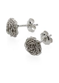 Natalia Warwas Ohrstecker geh&auml;keltes Silber