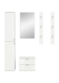 Garderobe Projekt X 5-tlg. Wei&szlig;