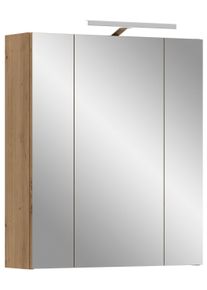 Spiegelschrank Ice Eiche Artisan mit LED