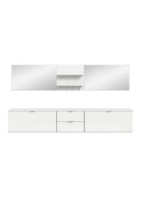 Garderobe Projekt X 6-tlg. Wei&szlig;