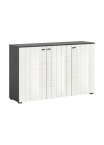 Sideboard Monte Anthrazit/Wei&szlig;