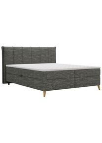 Boxbett Veloria Anthrazit ca. 160x200cm