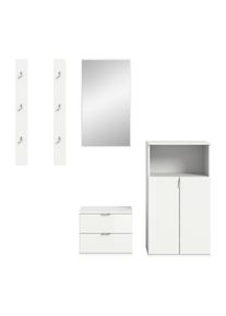 Garderobe Projekt X 5-tlg. Wei&szlig;