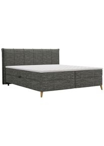 Boxbett Veloria Anthrazit ca. 180x200cm