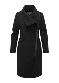 Kurzmantel Navahoo "Kurzmantel Samtrose 14", Damen, Gr. S, schwarz, Obermaterial: 90% Polyester PES. 10% Viskose CV. Obermaterial: Futter: 100% Polyester PES., M&auml;ntel Kurzmantel
