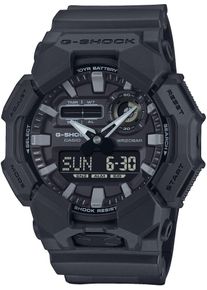 Chronograph Casio G-SHOCK, schwarz (schwarz, schwarz), Armbanduhren, Damen, Chronograph, Quarzuhr, Armbanduhr,Herrenuhr, digital,Resinband, bis 20 bar wasserd.