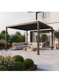Gardenson Pergola, Metall, 360x240x300 cm, Europ&auml;ischer Sicherheitsstandard, Sonnenschutz, Pavillons