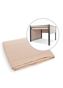 Blumfeldt Pantheon Cortina Pergola, csere oldalfal-k&eacute;szlet: 4 fal, 200 g/m&sup2;, poli&eacute;szter sz&ouml;vet, 3 x 6 m