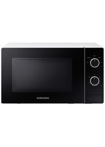 Samsung Mikrowelle, Schwarz, Wei&szlig;, Metall, Glas, 48.8x29.1x38.0 cm, Garraumbeleuchtung, Auftaufunktion, Signalton, Timerfunktion, Kindersicherung, K&uuml;chen, K&uuml;chenelektroger&auml;te, Mikrowellen