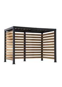 Pavillon, Metall, Zeder, 313x223x191 cm, wetterbest&auml;ndig, Sonnenschutz, Pavillons