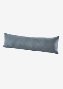 Lot de 2 housses de traversin - gris - taille 40x140 cm avec coton - bonprix