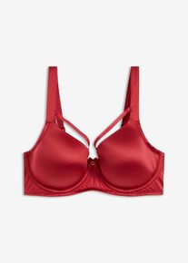 Soutien-gorge &agrave; coques en mati&egrave;re brillante - rouge - taille 120D - bonprix