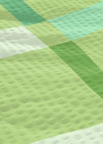 Parure de lit en seersucker - vert - taille 135x200 cm avec coton - bonprix