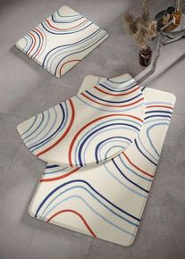 Tapis de bain &agrave; m&eacute;moire de forme - beige - taille 1 (Tapis pour WC sur pied 45/50cm) - bonprix