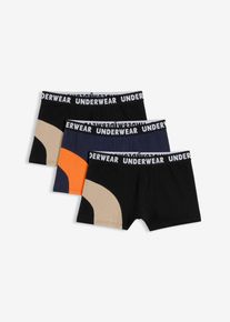 Lot de 3 boxers coton - noir - taille 7 (XL) avec coton - bonprix