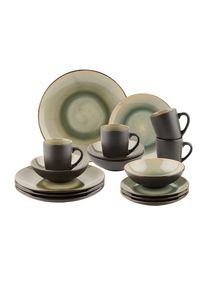 Kombiservice Turin Grau, 16-teilig