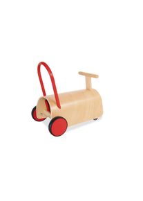 Pinolino , Naturfarben, Rot , Holz , B 31 cmxH 45 cmxL 47 cm , Hinterrad mit Gummierung , Spielwaren, Babyspielzeug