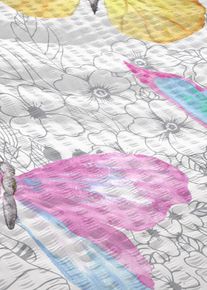 Parure de lit en seersucker - blanc - taille 135x200 cm - 100% coton - bonprix