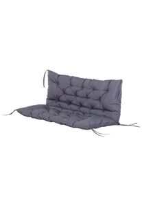 Outsunny Garden Bench Cushion 2 Seater Seat Pad Swing Chair Replacement Seat for Indoor & Outdoor Use 120cm x 110cm | Aosom Ireland