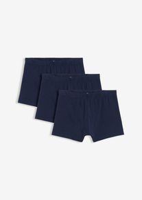 Lot de 3 boxers coton - bleu - taille 6 (L) avec coton - bonprix