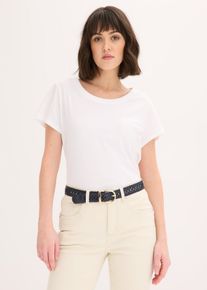 Ceinture tress&eacute;e &agrave; boucle classique - bleu - taille 130 - bonprix