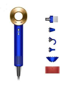 Dyson Supersonic Gold 23,75 Karat Haartrockner | blau/gold
