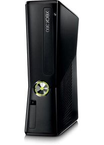 Microsoft Xbox 360 Slim | 250 GB | mattschwarz | 1 Controller