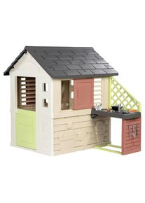 Smoby Spielhaus, Salbeigr&uuml;n, Kunststoff, 99x114.70x23.60 cm, Freizeit & Co, Gartenspielzeug, Spielh&auml;user