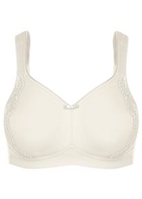 Minimizer-BH SuSa "Minimizer ohne B&uuml;gel London", Damen, Gr. 75, Cup G, beige (ivory), Obermaterial: 76% Polyamid PA. 24% Elasthan EL., BHs Minimizer-BH