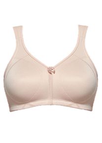 Entlastungs-BH SuSa "Entlastungs BH Topsy Plus", Damen, Gr. 80, Cup D, beige (cappuccino), Stoff, Obermaterial: 78% Polyamid PA. 22% Elasthan EL., BHs Entlastungs-BH
